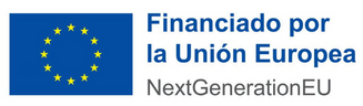 Logo kit unión europea modificado Lodo de Nex Generation EU. Financiado por la Unión Europea